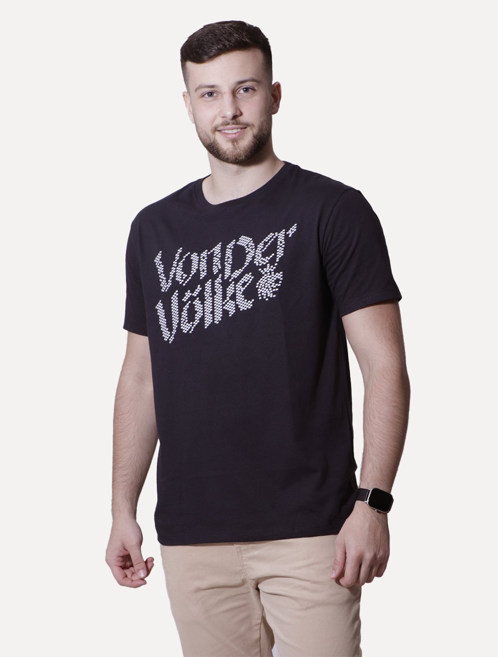 Camiseta Von der Volke Masculina Origineel Plans Preta