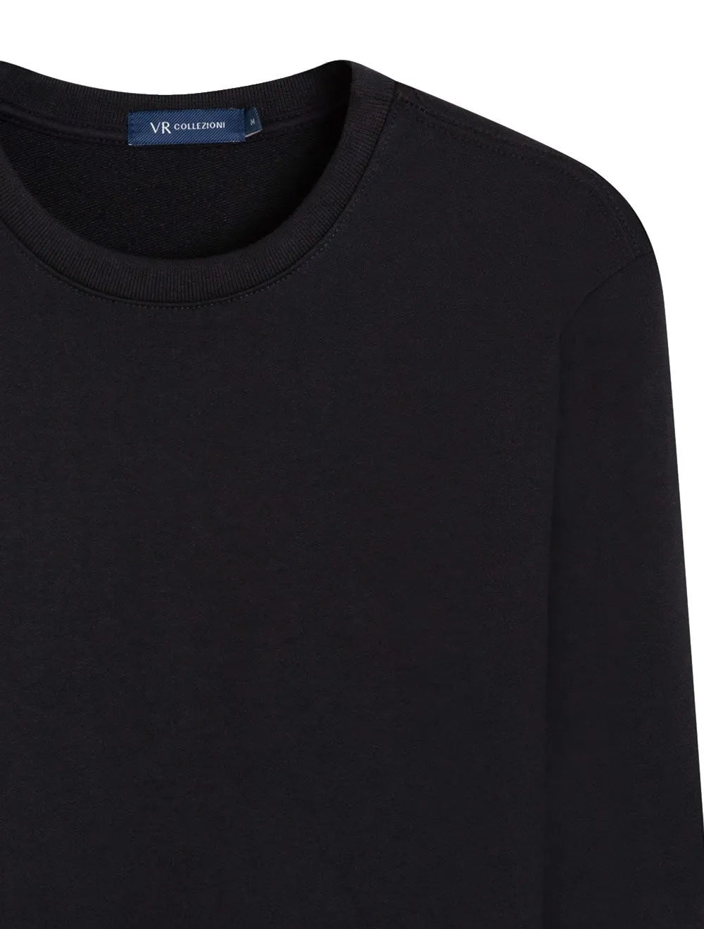 Blusa VR Tricot Masculina Crewneck Preta