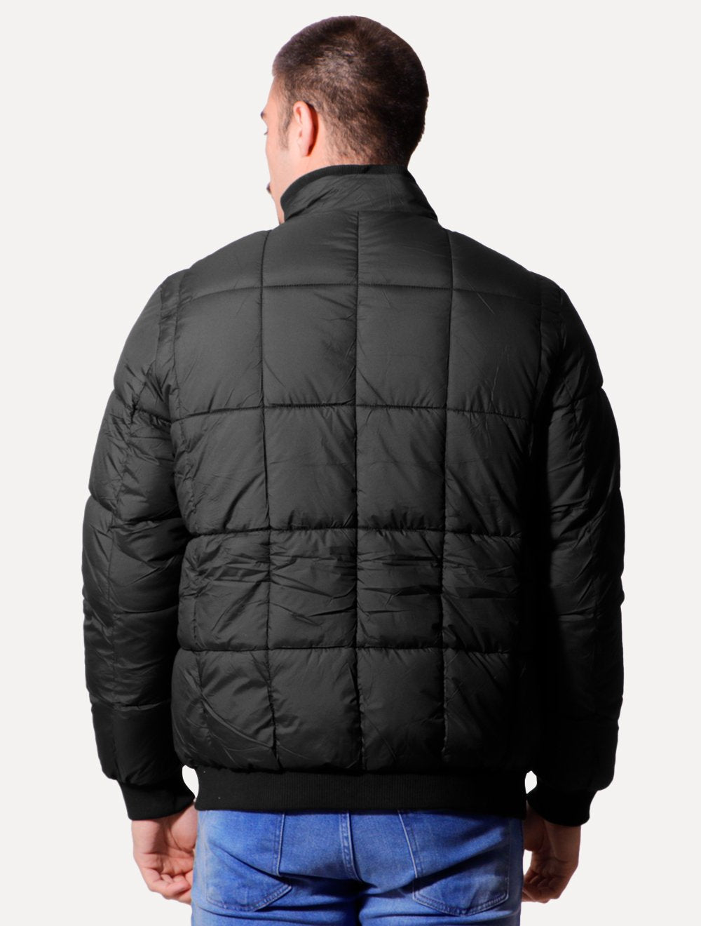 Jaqueta Victory Eagle Masculina Puffer Buttons Preta