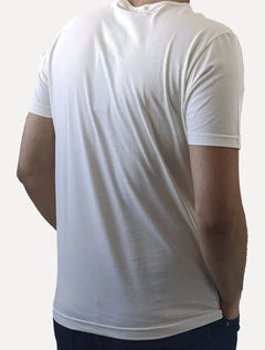 Camiseta King & Joe Masculina Slim Guitarra Off-White