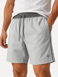 Short Dudalina Masculino Relax Classic Cinza Claro