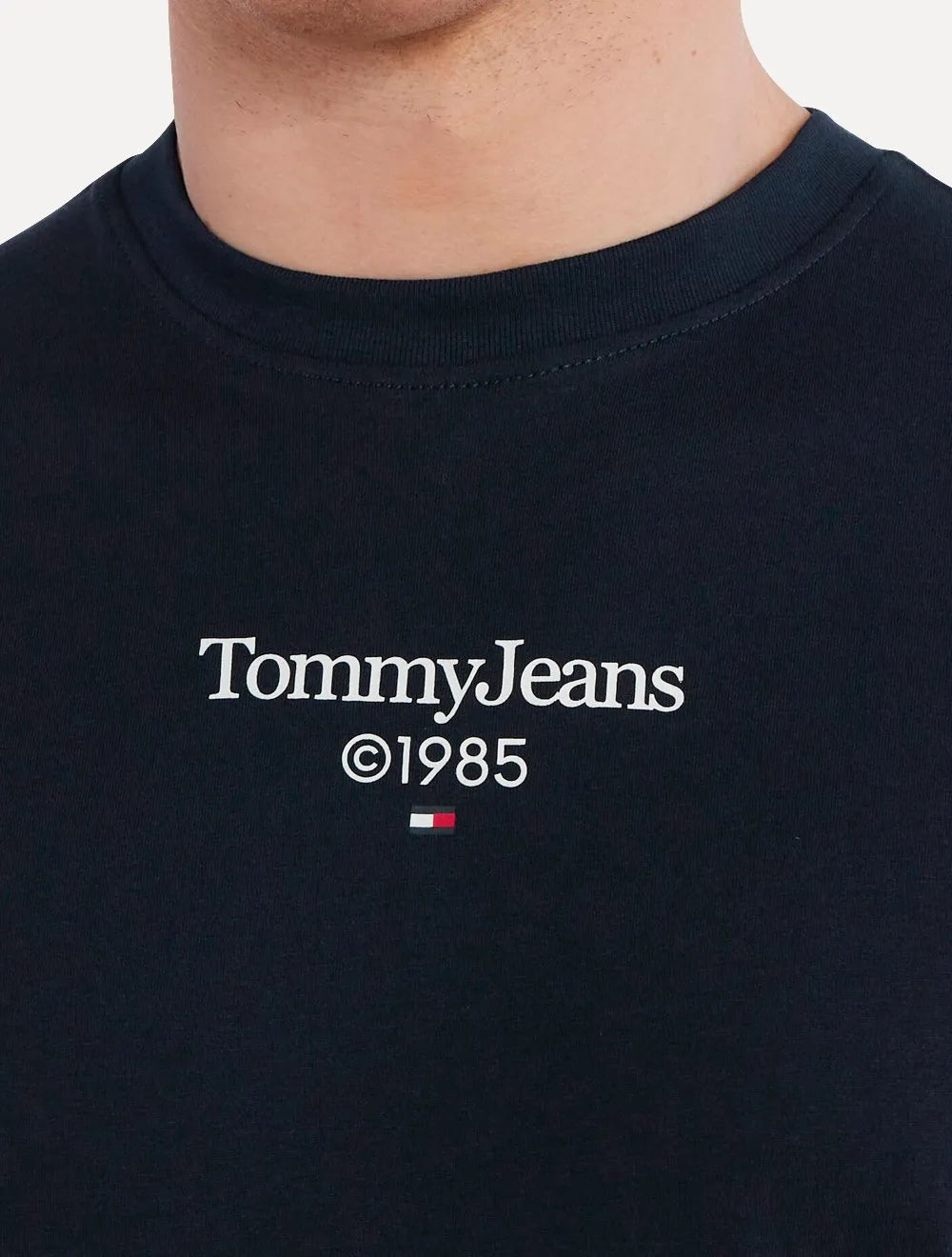 Camiseta Tommy Jeans Masculina Regular TJ 85 Entry Azul Marinho
