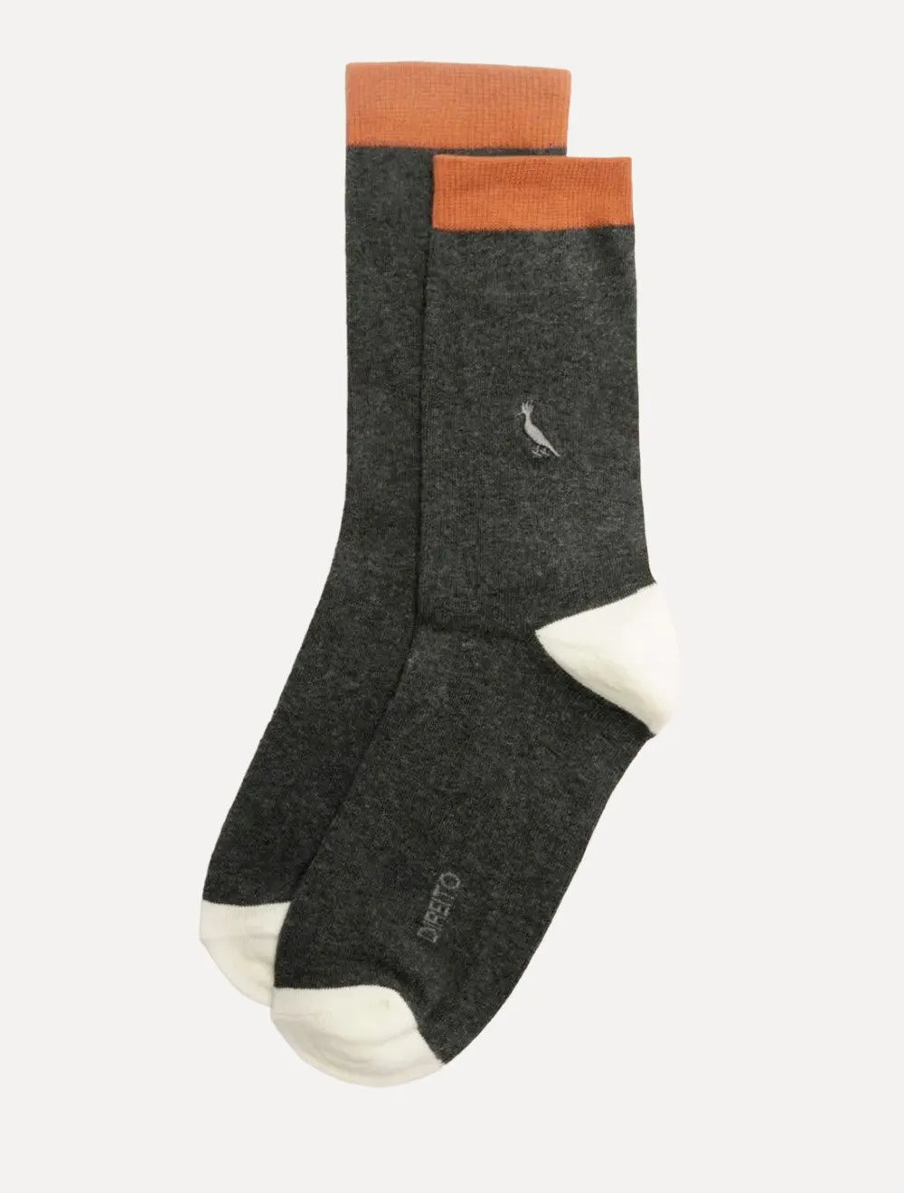 Meia Reserva Masculina Cano Alto Colors Cinza