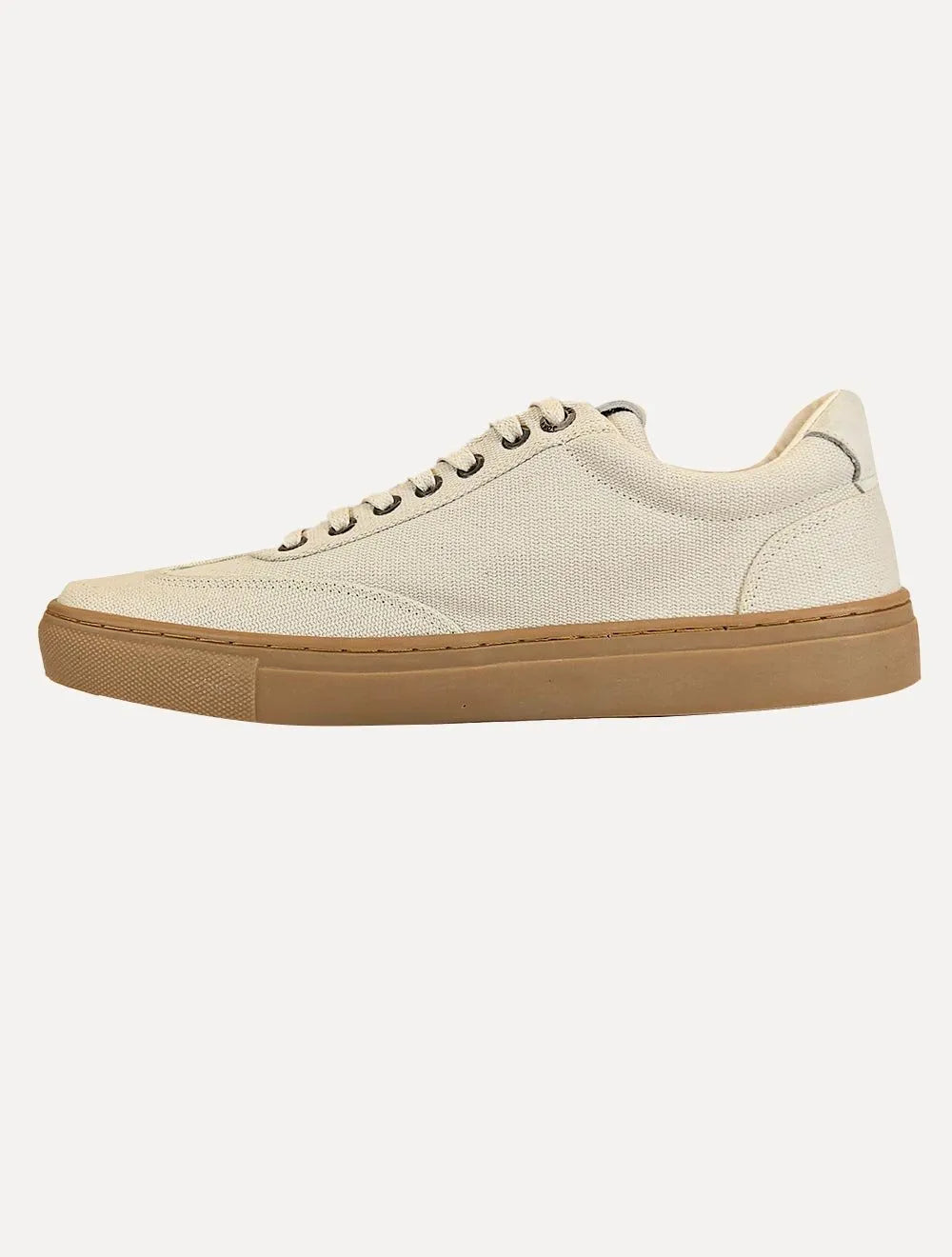 Tênis John John Masculino Lona Canvas Overlay Off-White