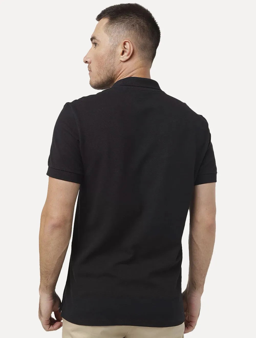 Polo Dudalina Masculina Essentials Extra Cotton Grey Icon Preta