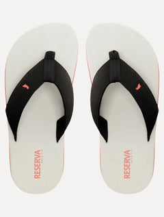 Chinelo Reserva Masculino RSV Deck 2.0 Red Detail Preto