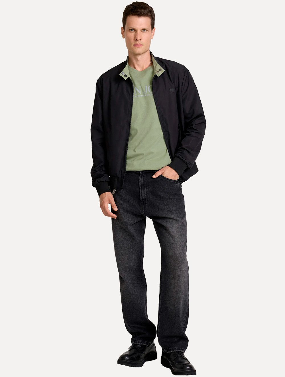 Camiseta John John Masculina Slim Fit Standard Verde Claro