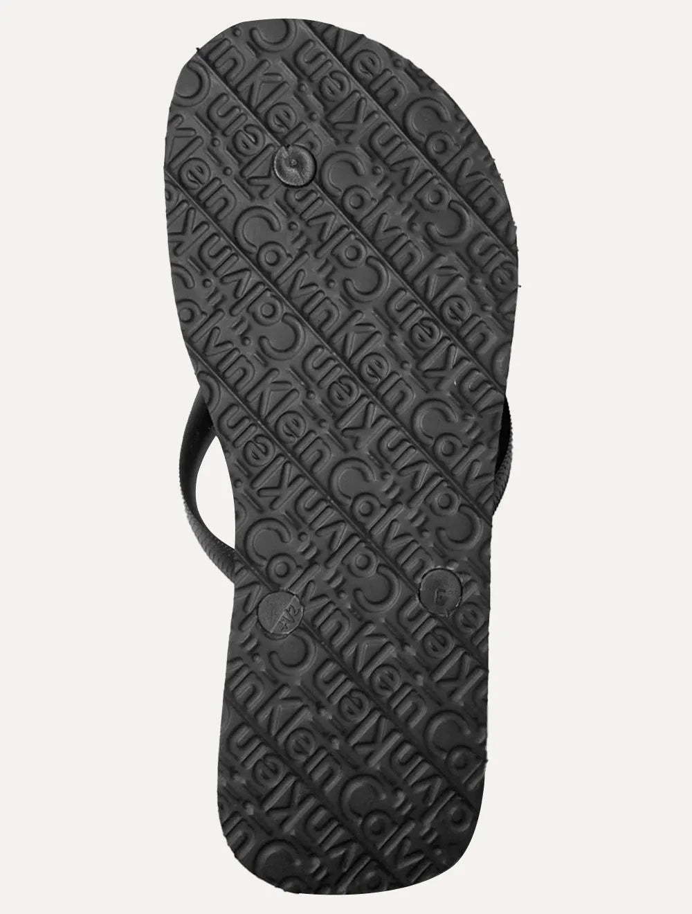 Chinelo Calvin Klein Swimwear CK Monogram Preto