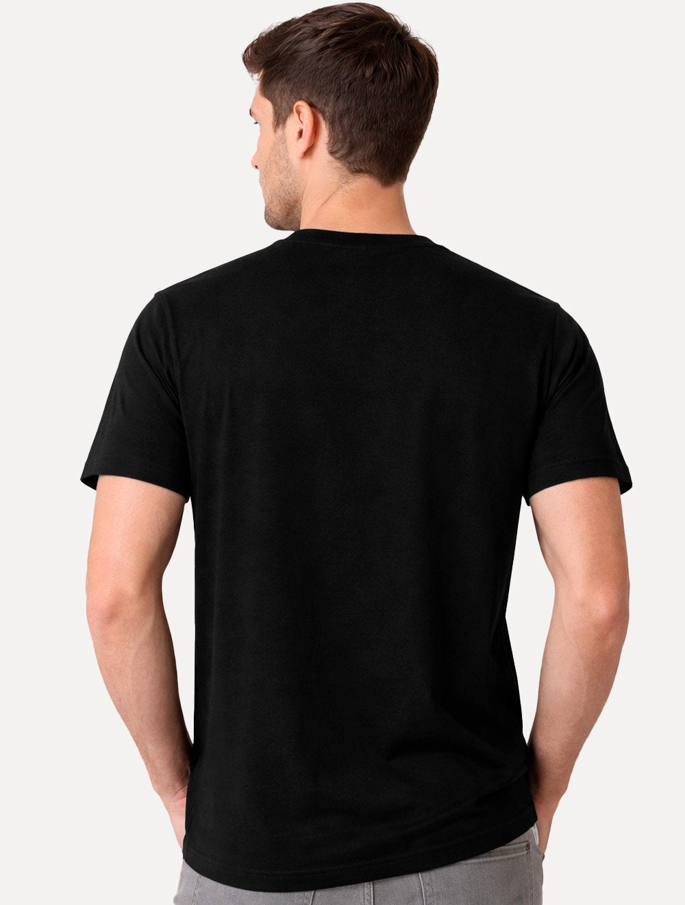Camiseta John John Masculina Slim Fit Soft Preta