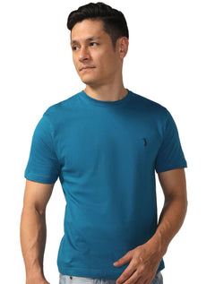 Camiseta Aleatory Masculina Navy Icon Celestial Azul Índigo
