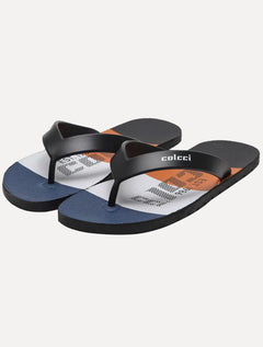 Chinelo Colcci Masculino Multicolor Neto Preto