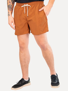 Short Reserva D'Água Beachwear Liso Premium Marrom Claro