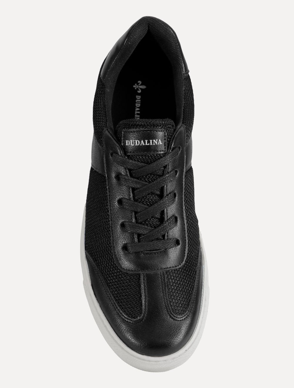 Tênis Dudalina Masculino SL Textil Sheepsky Preto