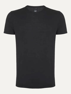 Camiseta John John Masculina Slim Ben Black Preto Mescla