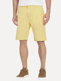Bermuda Aramis Masculina Chino Color Basica Amarelo Claro