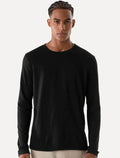 Blusa Osklen Masculina Manga Longa Regular Rustic E-Basics Preta