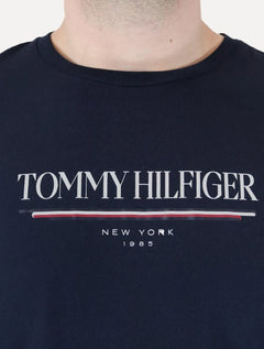 Camiseta Tommy Hilfiger Masculina Brand Love Big Azul Marinho