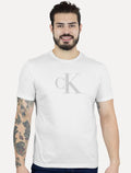 Camiseta Calvin Klein Jeans Masculina CK Gel Branca