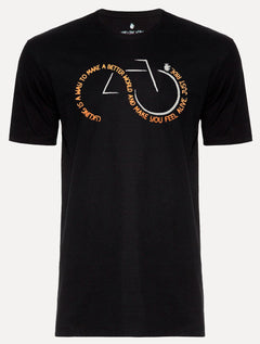 Camiseta Von der Volke Masculina Origineel Cycling Preta
