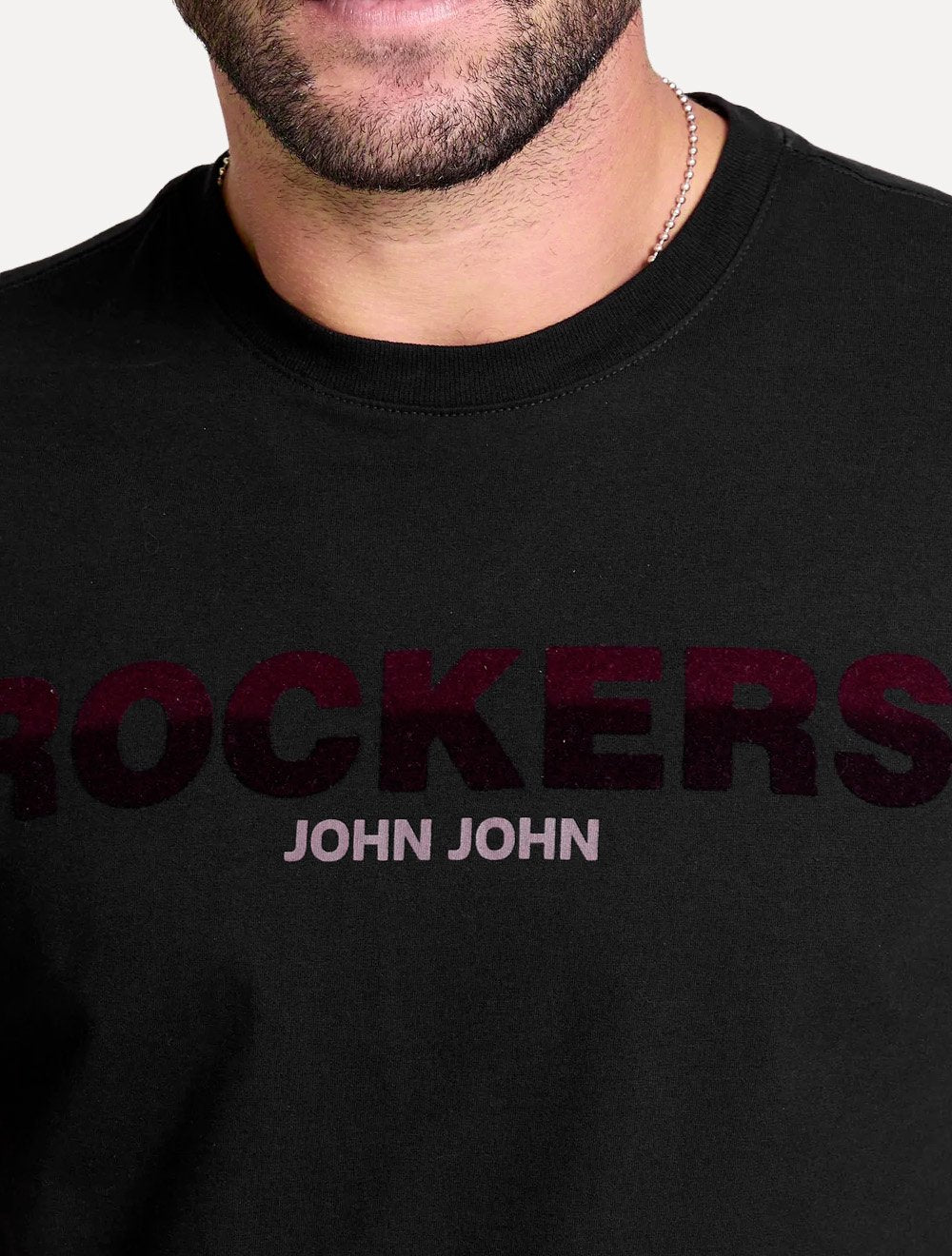 Camiseta John John Masculina Regular Fit Rockers Preto