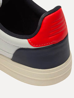 Tênis Lacoste Masculino Couro Europa Pro Leather Red/Wht/Navy Branco