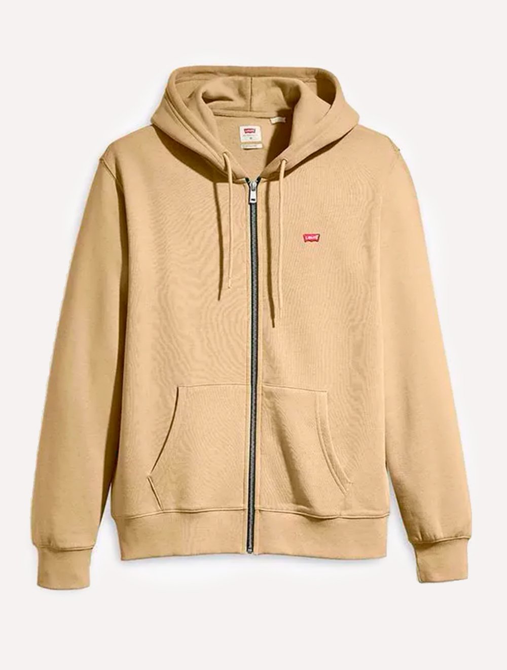 Moletom Levis Masculino Full Zip Hoodie Icon Cáqui