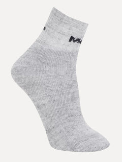 Meia Mash Esportiva Cano Curto Branca / Preta / Mescla Kit 3 Pares