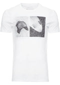 Camiseta Osklen Masculina Slim Rough Cap Neoprene Branca