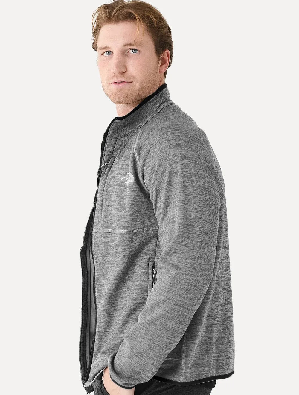 Casaco The North Face Masculina Canyonlands Full Zip Cinza Mescla