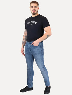 Calça John John Masculina Skinny Antuerpio Azul Médio