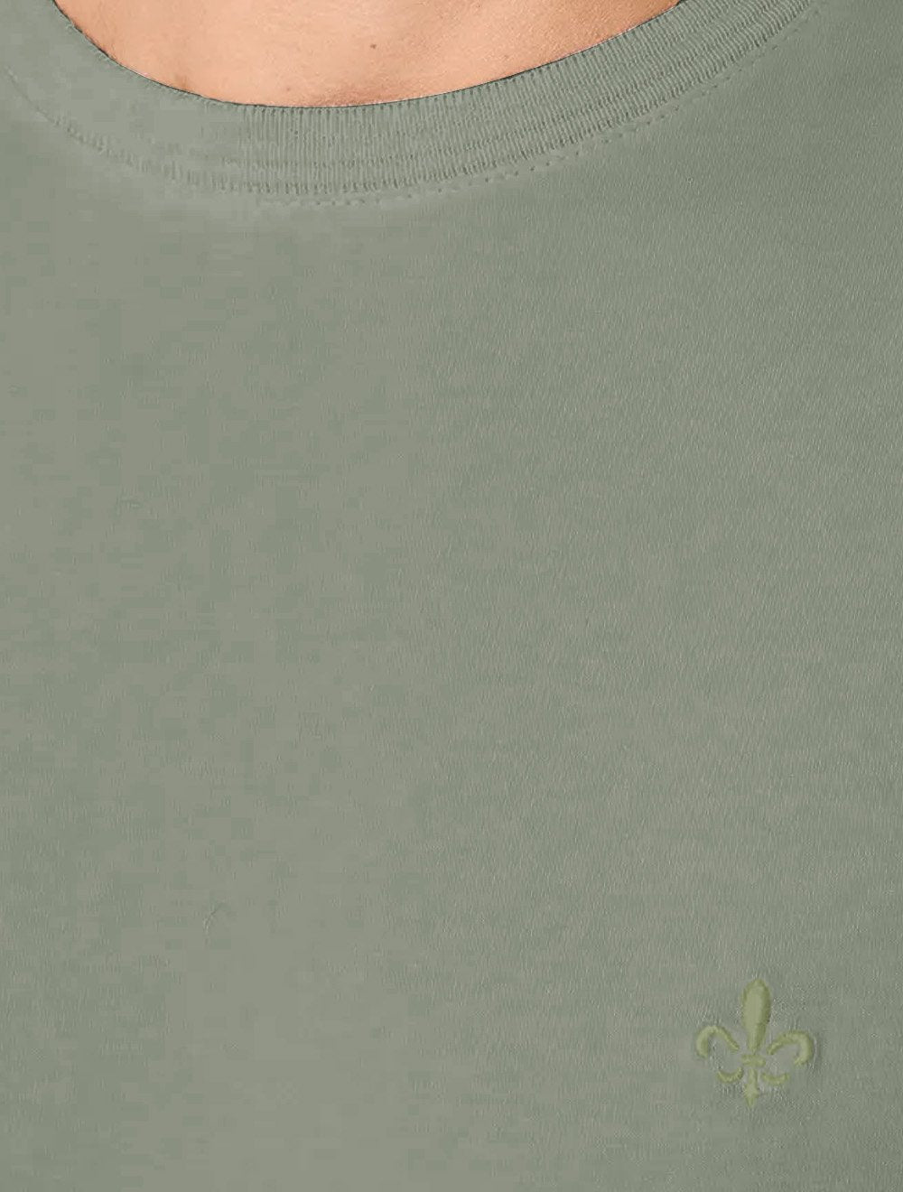 Camiseta Dudalina Masculina Cotton Flex Verde Médio
