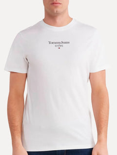 Camiseta Tommy Jeans Masculina Regular TJ 85 Entry Branca