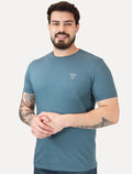 Camiseta Guess Masculina Light Icon Azul Turquesa
