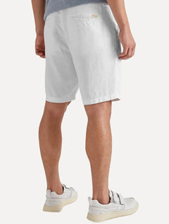 Bermuda Reserva Masculina Casual Linho Branca