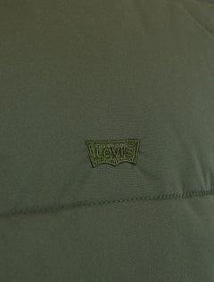 Jaqueta Levis Masculina Puffer Packable Quilted Verde Escuro