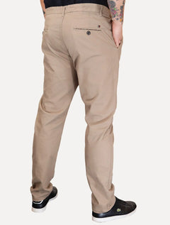 Calça Tommy Hilfiger Masculina de Sarja Brooklyn Caqui Médio