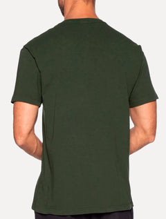 Camiseta Tommy Jeans Masculina Slim Font Play Verde Musgo