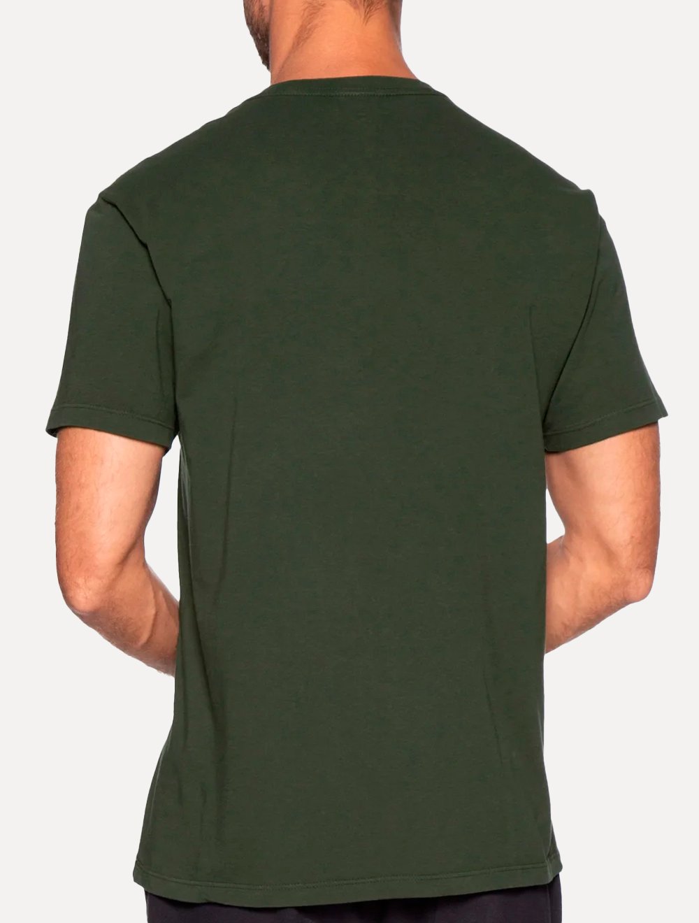 Camiseta Tommy Jeans Masculina Slim Font Play Verde Musgo
