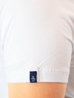 Camiseta Original Penguin Masculina Small Circle Logo Branca