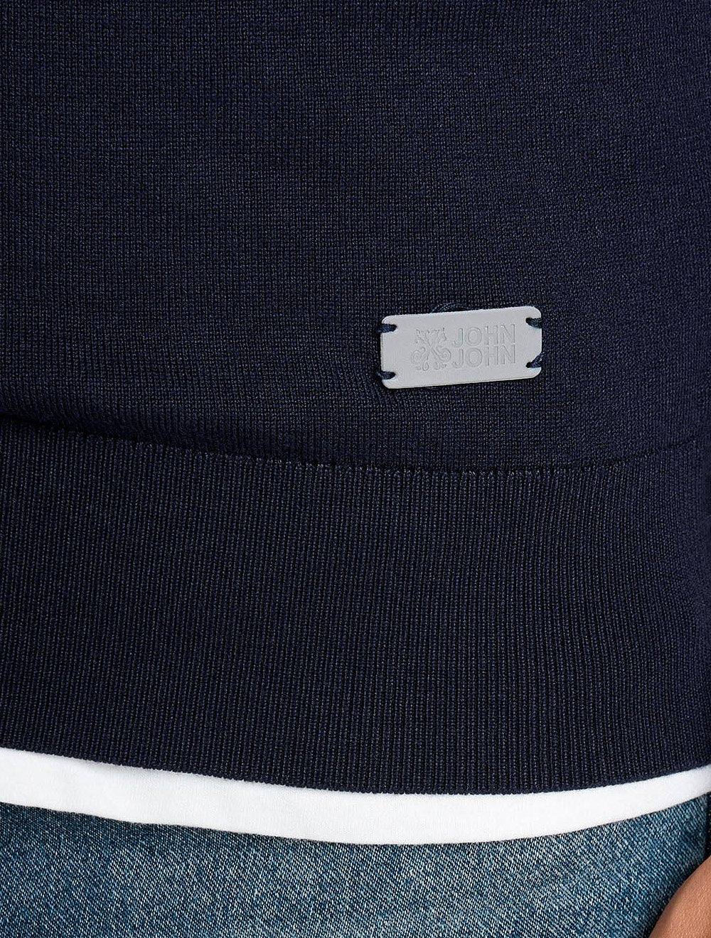 Suéter John John Masculino Regular Fit Tricot Jimmy Azul Marinho