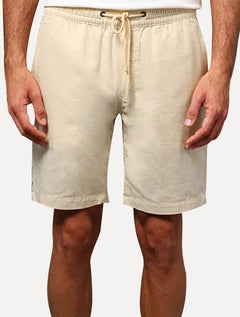 Bermuda Calvin Klein Jeans Masculina Cadarço Cotton Amarelo Claro
