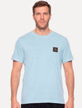 Camiseta Osklen Masculina Regular Stone Kiteicon Azul Claro
