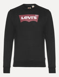 Moletom Levis Masculino Crewneck Batwing Preto