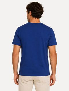 Camiseta John John Masculina Regular Fit Light Transfer Azul Escuro