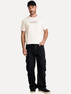 Camiseta John John Masculina Regular Fit Glimmer Off White