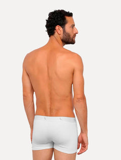 Cueca Reserva Masculina Boxer Grey Woodpecker Cotton Branca Pack 3UN