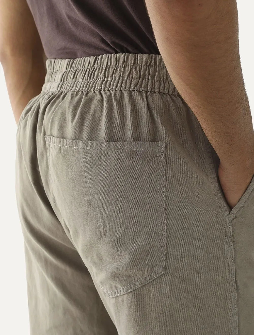 Calça John John Sarja Masculina Slim Cannon Cáqui