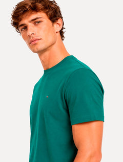 Camiseta Tommy Hilfiger Masculina Essential Cotton Verde Jade