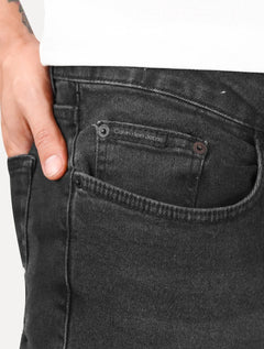 Calça Calvin Klein Jeans Masculina Super Skinny 5 Pockets Preta
