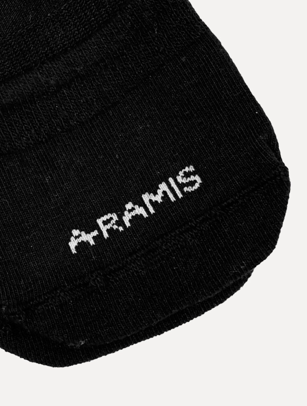 Meia Aramis Masculina Invisível Preta Mescla Branca Kit 3 Pares